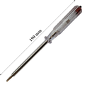 Próbnik napięcia tester wskaźnik z neonówką 220-250V 190 mm