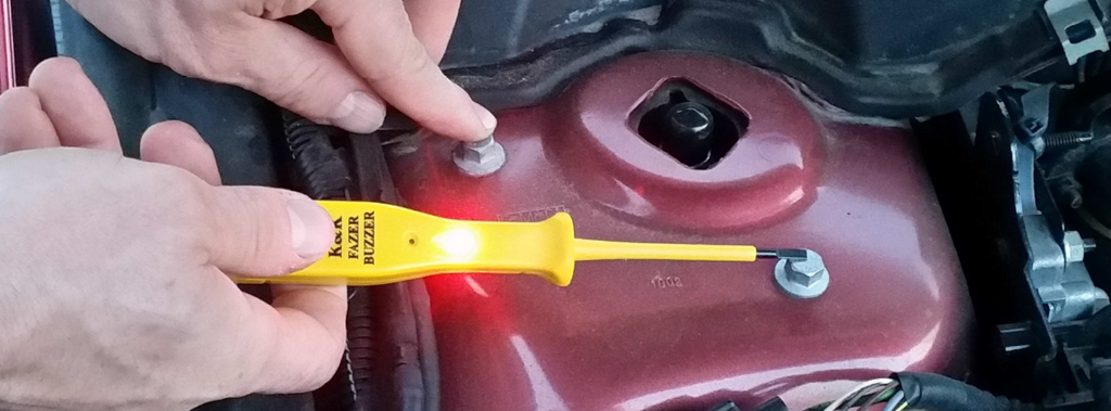Fazer próbnik tester napięcia 3-500V Sygnalizacja optyczna i dźwiękowa
